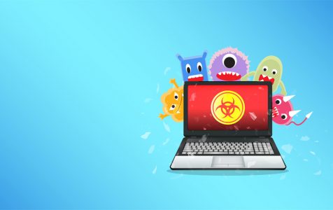 Virus Computer Destroying Laptop