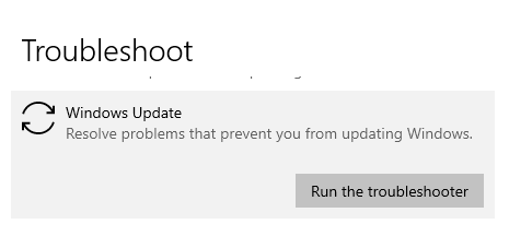 Windows Troubleshoot