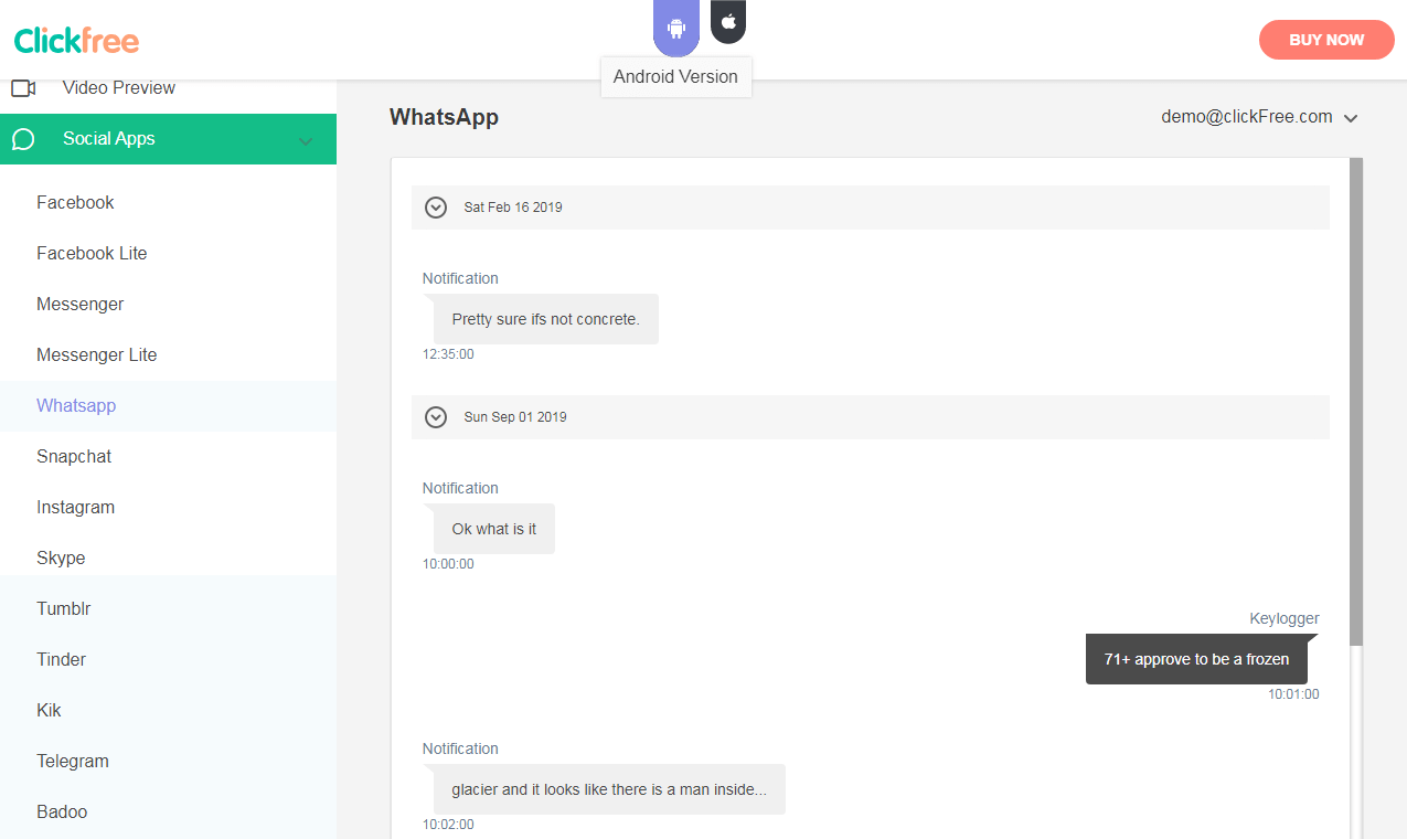 ClickFree WhatsApp Spy