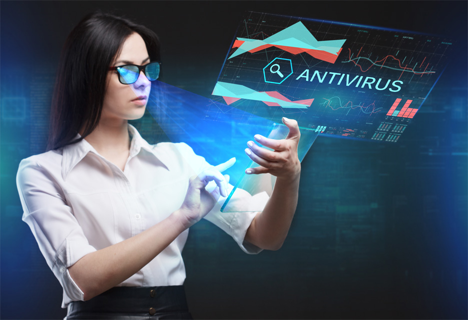 Antivirus on Virtual Screen