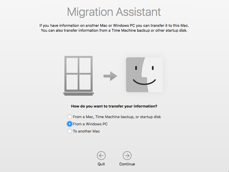 windows migration assistant for mac os sierra download