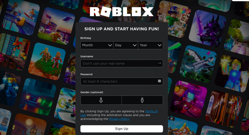 roblox/play without signing up or loging in