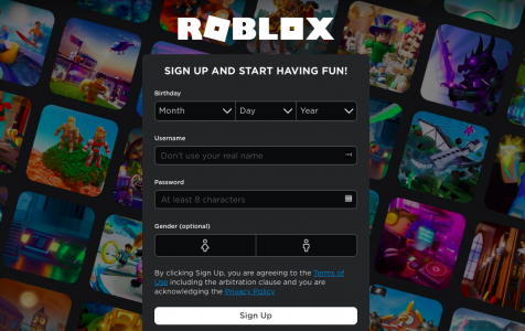 Signing Up on Roblox