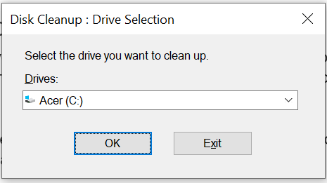 Disk Cleanup