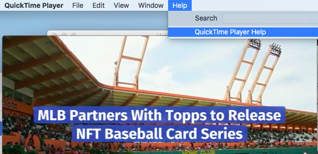QuickTime Player Help
