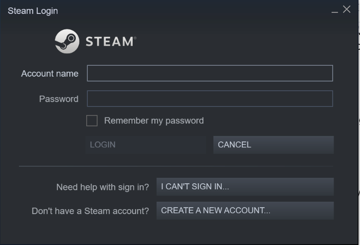 Steam Account Login