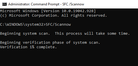 SFC Scannow