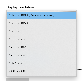 Common Screen Resolutions in Windows 10/11 and What They Mean