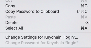 How to Change Keychain Password via Keychain Access