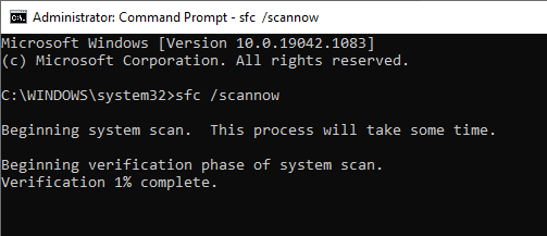 Perform SFC and DISM Scans