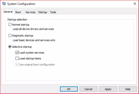 Go to the System Configuration section and navigate to the General tab