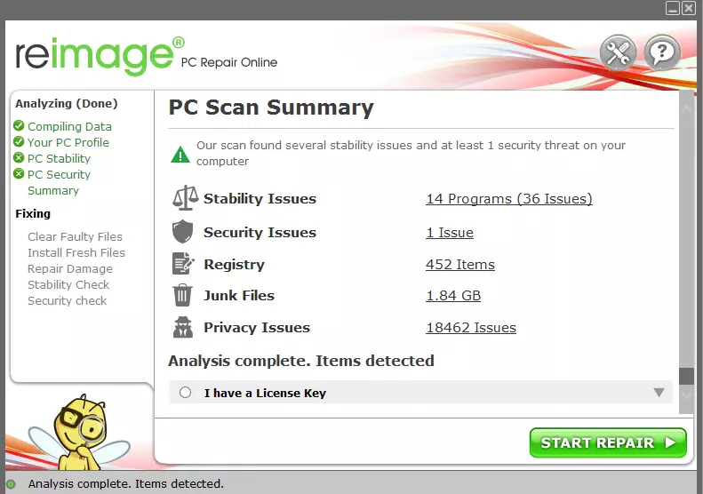 Here is how Reimage Repair works