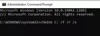Use Command Prompt to detect logical File System issues