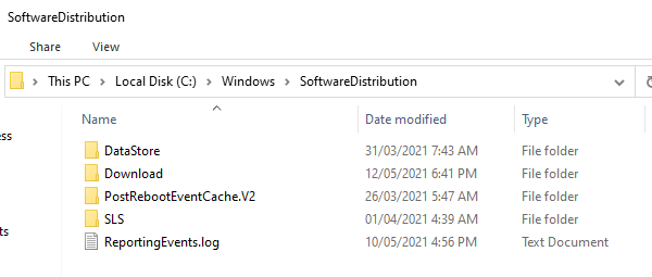 Before clearing any Windows cache folders, make sure to turn off all update-related services