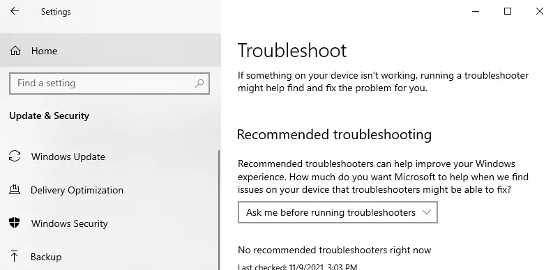 Try using the Hardware and Devices Troubleshooter