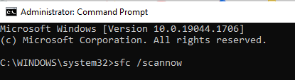 If an SFC scan finds corrupted files, it replaces them with fresh versions from a cached folder in your %systemroot% folder