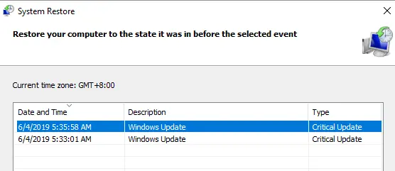 Use the System Restore utility included with the Windows operating system to restore the system 