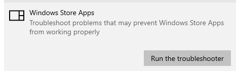 If you encounter the Microsoft Store error 0x80073D05 on your PC, launch the Windows Store Apps troubleshooter
