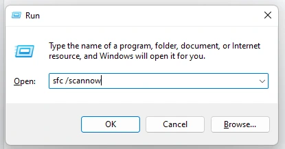Use the System File Checker (SFC /Scannow) tool