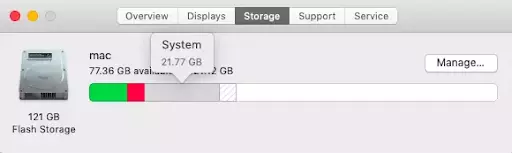 Why is System Storage consuming so much disk space?