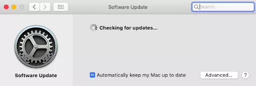 Check if there is a Mac update available