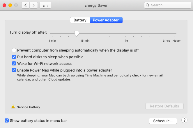 Настройте режим на сън на вашия Mac
