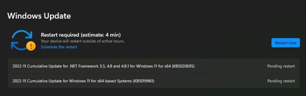 How to install any available Windows updates.
