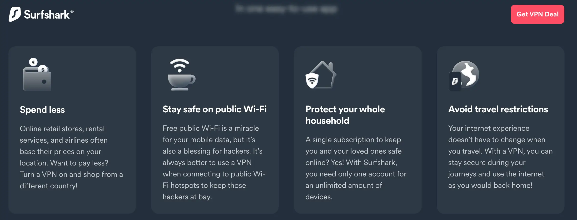 SurfShark VPN features