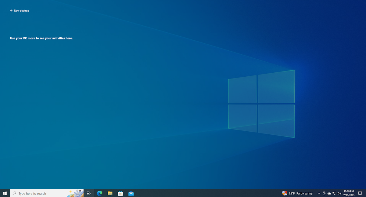 Task View Windows 10
