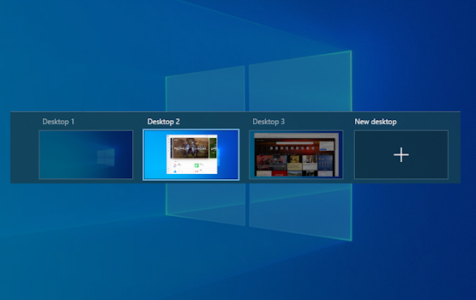 Windows 10 Virtual Desktop for Multitasking