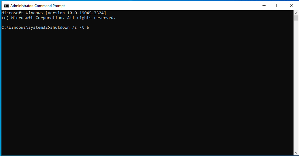 Accessing Command Prompt