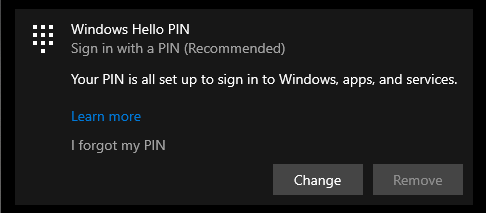 Как восстановить мой PIN-код Windows