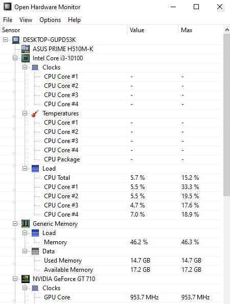 OpenHardwareMonitor